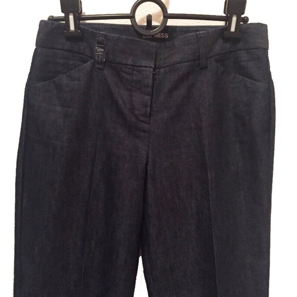 Express Women’s Trouser Jeans Size 00 R dark wash - Picture 4 of 9